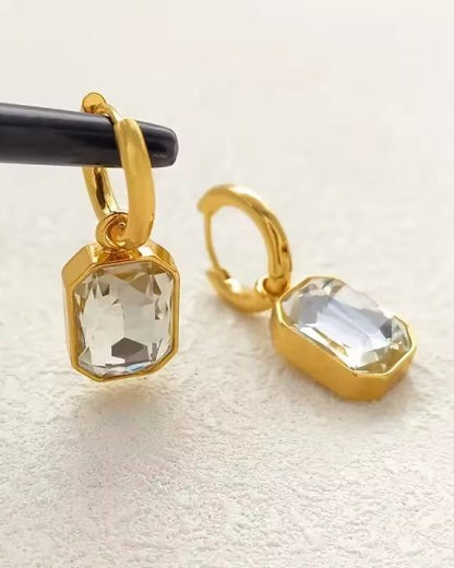 Stone Dangling Earrings