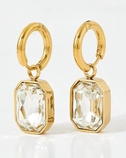 Stone Dangling Earrings