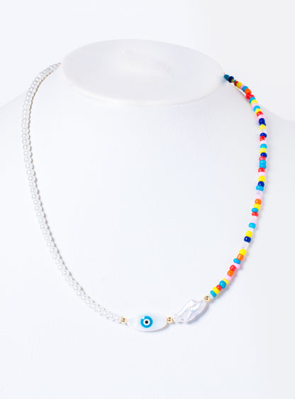 Multi Color Beaded Evil Eye