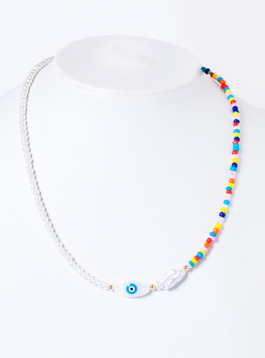 Multi Color Beaded Evil Eye