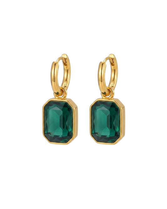 Emerald Royale Drop Earrings