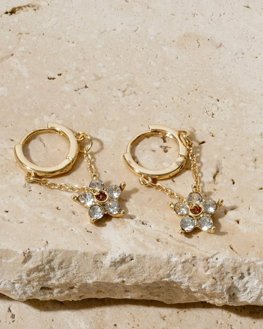 Star Drop Minimal Earring