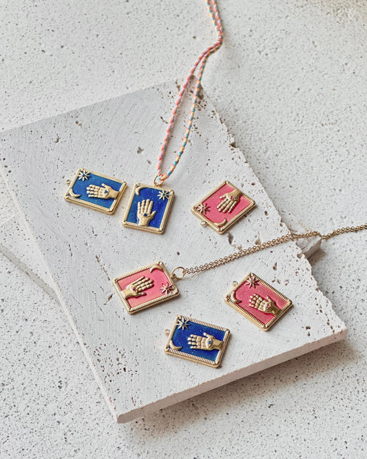Cosmic Palm Necklace