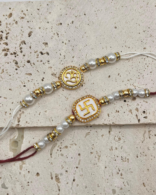 Om & Swastik Rakhi