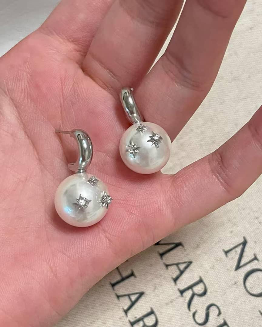 Galaxy Pearl Earrings