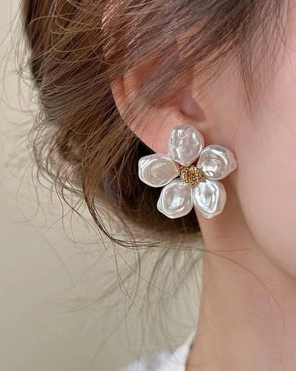 Pearl Blossom Earrings