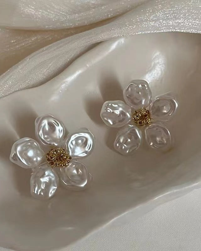 Pearl Blossom Earrings