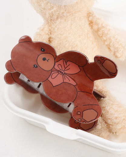 Teddy Hair Claw Clip