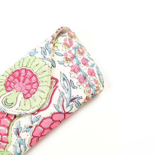 Handmade Cloth Eye Glass Pouches - White