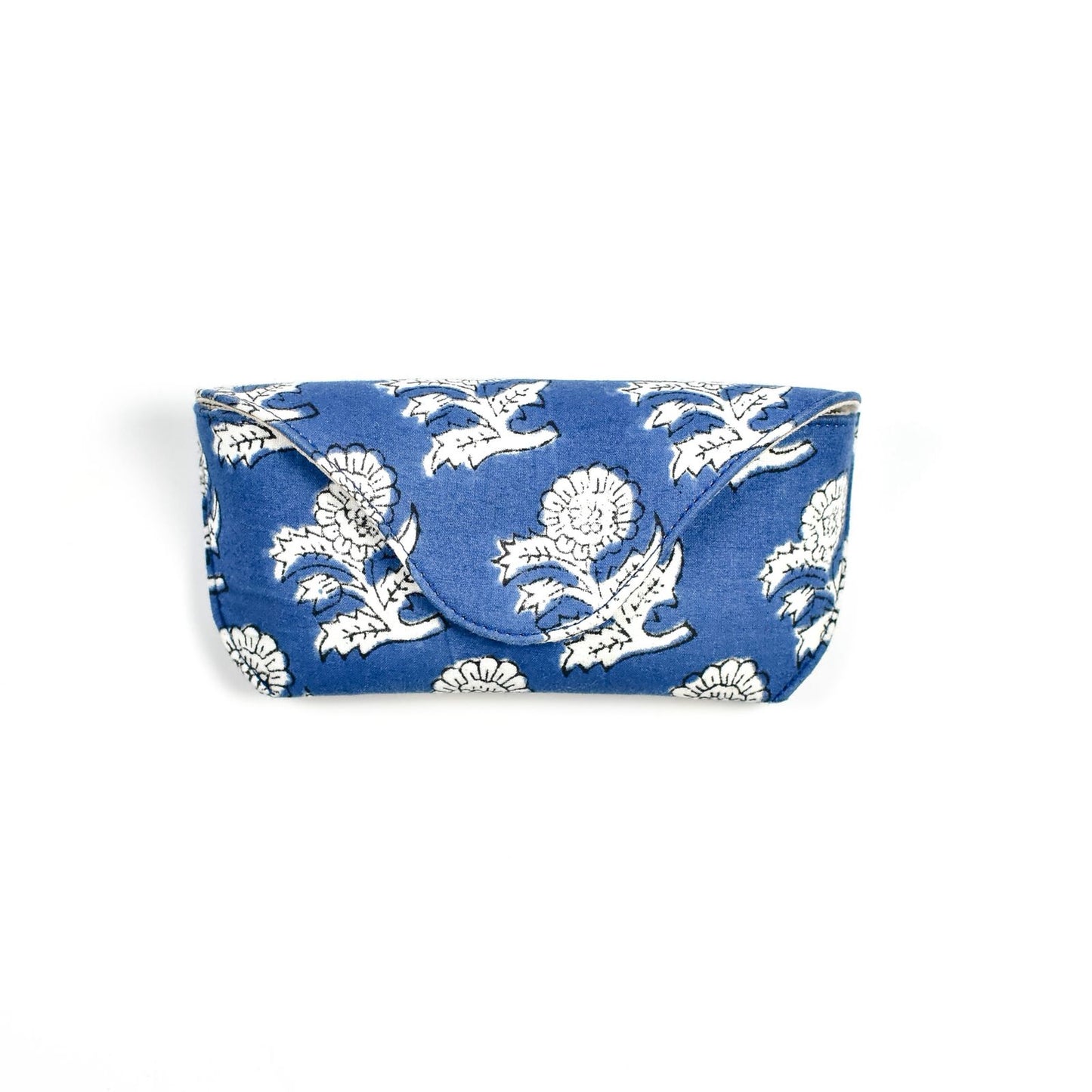 Handmade Cloth Eye Glass Pouches - Blue