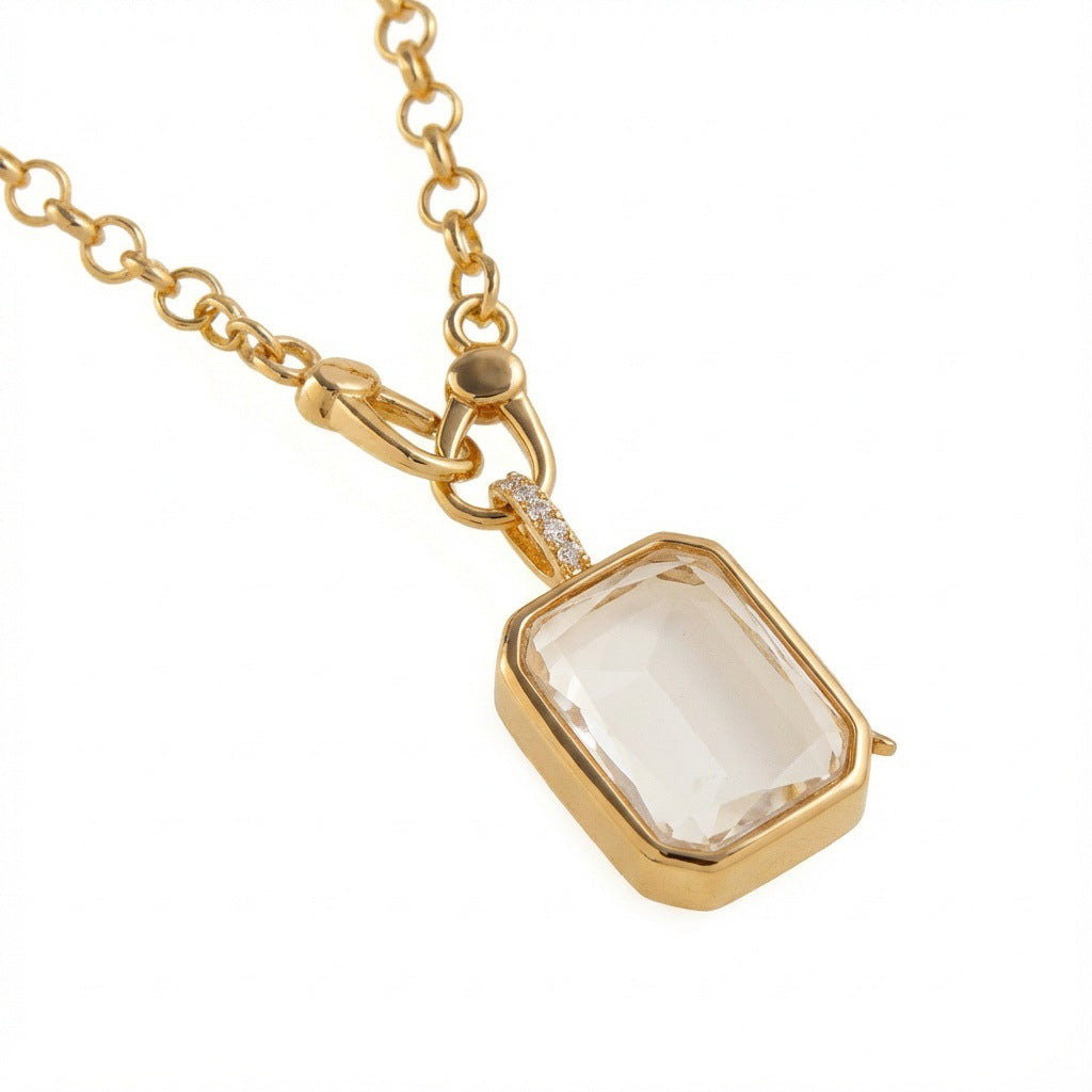 Floating Charm Necklaces - Vertical