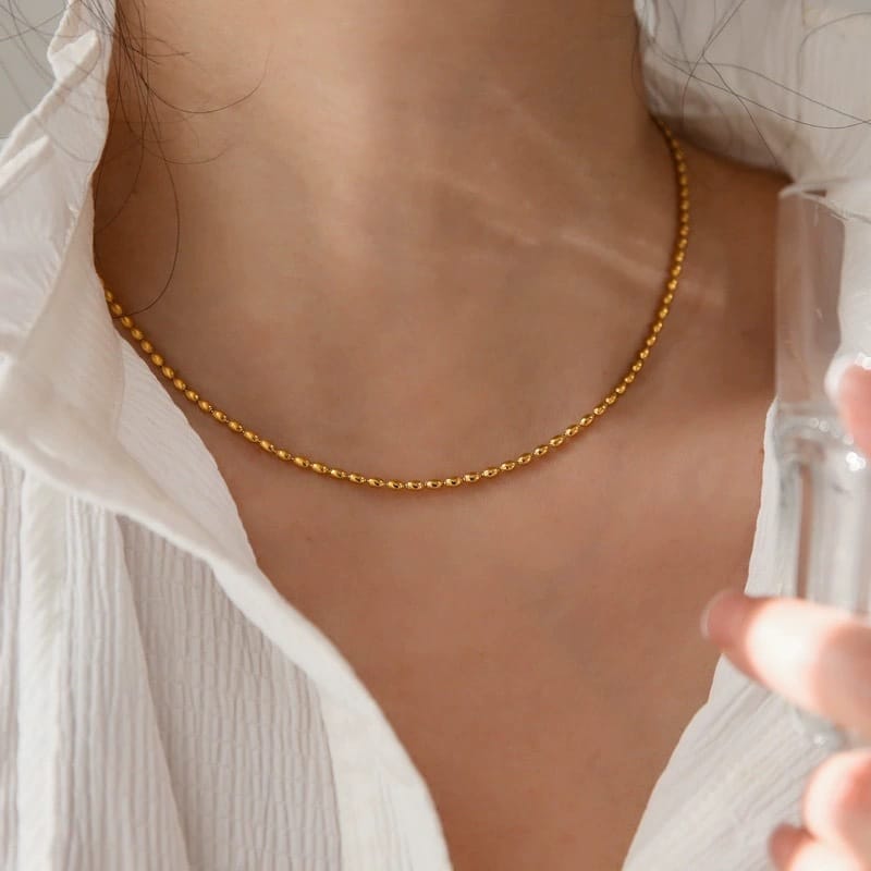 Dainty Seed Bead Chain