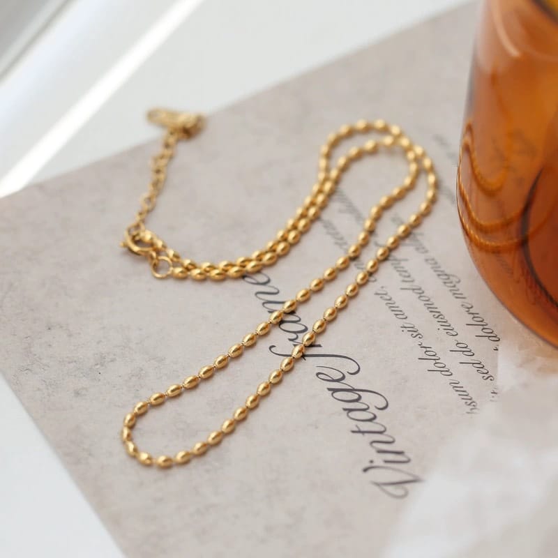 Dainty Seed Bead Chain