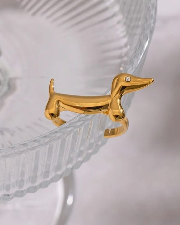 Goldie Pup Ring