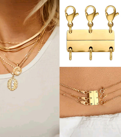 Multi-Strand Layering Necklace Clasp